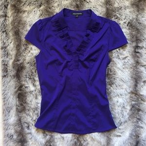 Royal violet / purple blue Express blouse